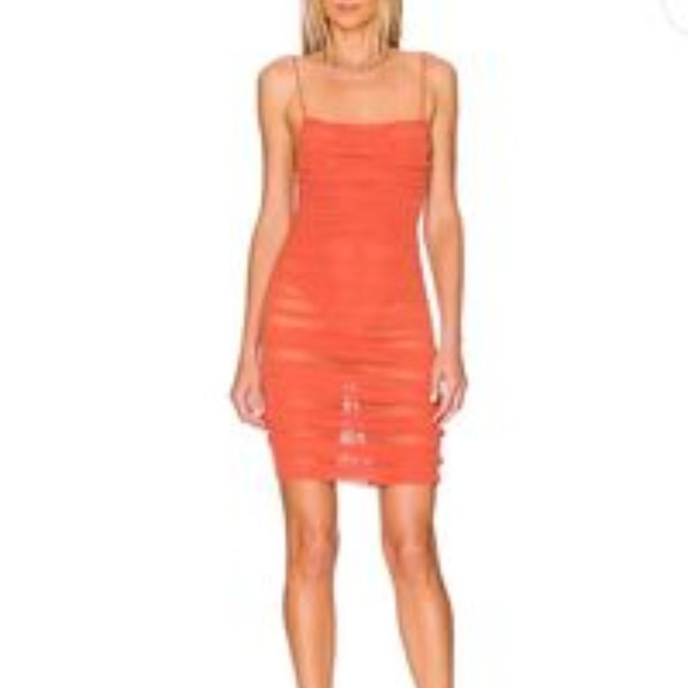 Avi Midi Dress Michael Costello XS